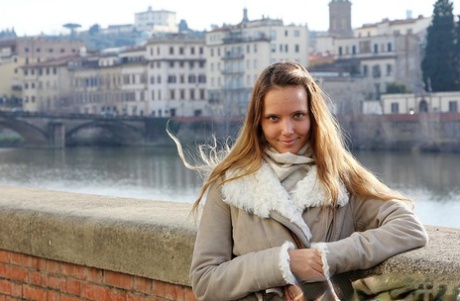 Young looking girl is captured in non nude candid action while on vacation