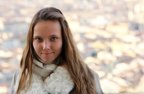 Young looking girl is captured in non nude candid action while on vacation