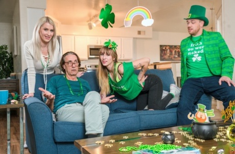 St Paddy's Day gets spicy when close family members partake in a foursome - pornpics.de