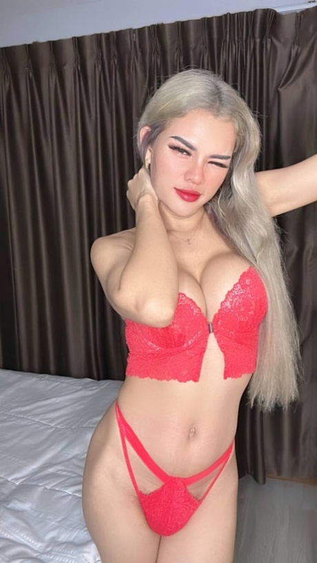 Pretty shemale Petite Trans Beauty flaunts her big tits in a sexy compilation