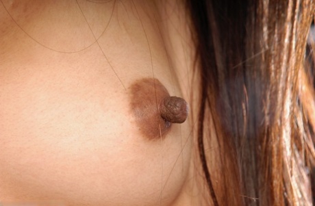 Amateur babe Kaya revealing tiny Asian tits and hairy vagina - pornpics.de