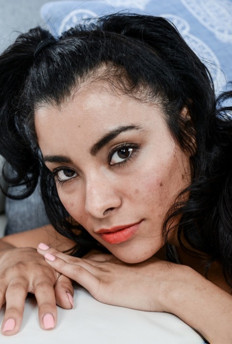 Pretty Latina beauty Maya Morena always happy to show vagina on cam