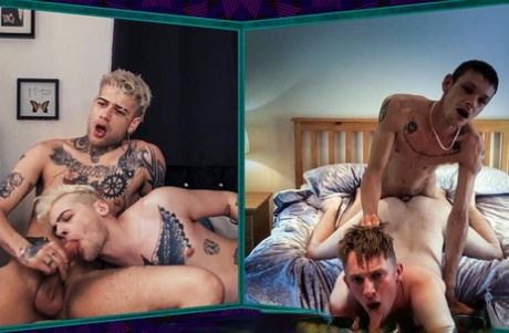 男子 Com Clayton Fox、Harri Oakland、Mickey Taylor、Ronnie Stone