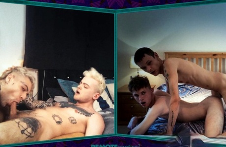 男子 Com Clayton Fox、Harri Oakland、Mickey Taylor、Ronnie Stone