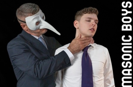 Slave boy Tate getting rimmed and fucked by his mature gay master