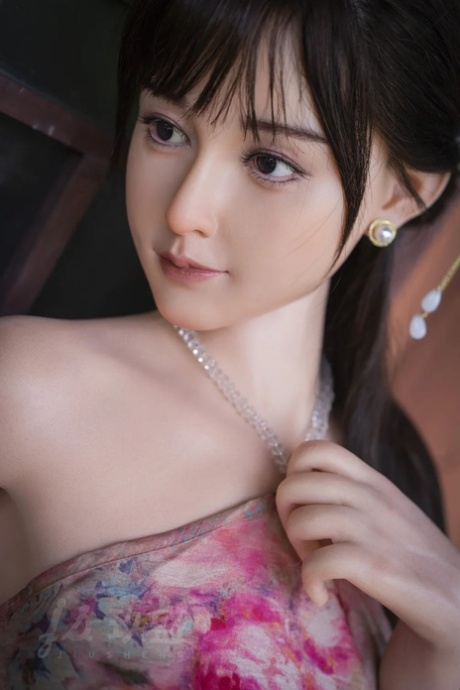 Petite Japanese sex doll Miho posing butt naked and in her traditional outfit