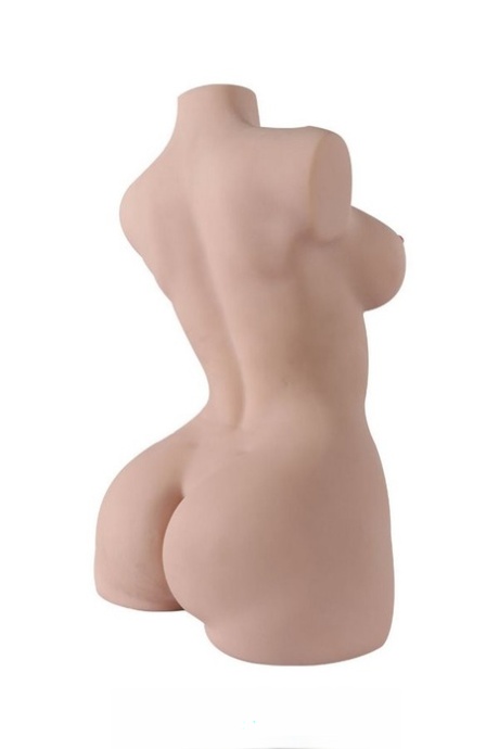 无腿无头的性玩偶，展示她丰满的乳房和大屁股