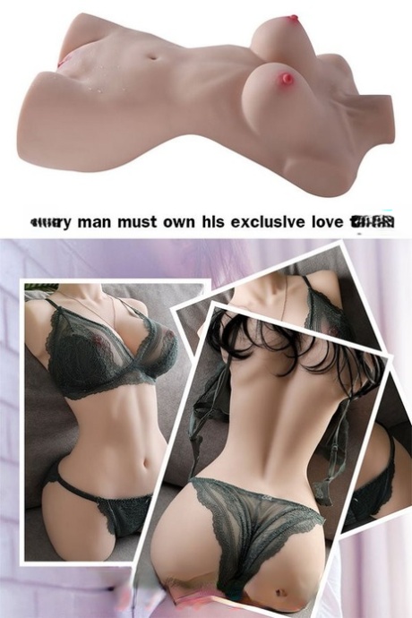 无腿无头的性玩偶，展示她丰满的乳房和大屁股