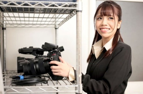 Slender Japanese businesswoman Anna Kovachenko gets boned & creampied