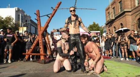 Bound Gods performed by Buck Richards, Christian Wilde Porn Photos