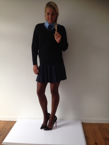 College Uniform featuring Christen Courtney Nude Pics