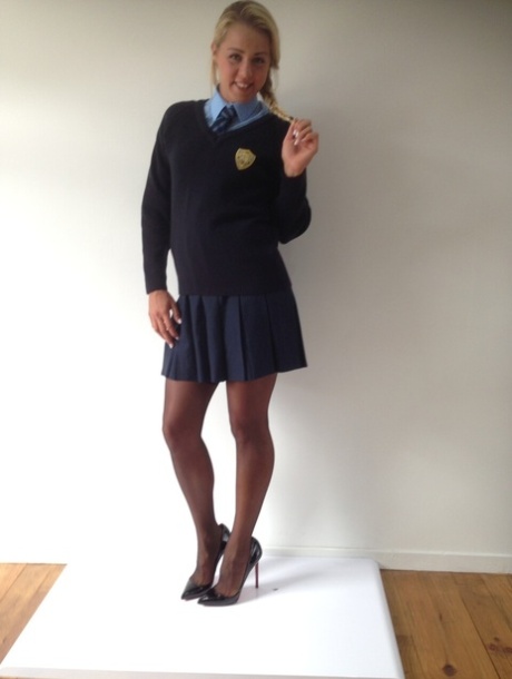 College Uniform featuring Christen Courtney Nude Pics