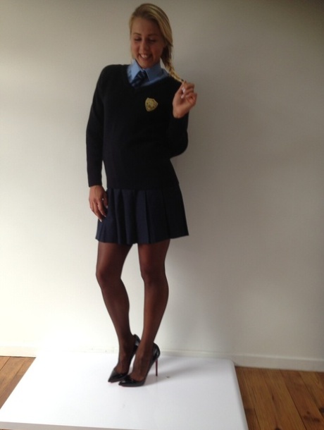 College Uniform featuring Christen Courtney Nude Pics