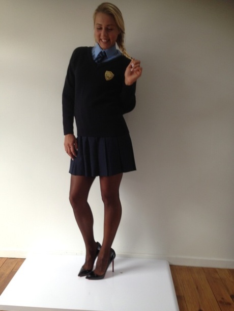 College Uniform featuring Christen Courtney Nude Pics