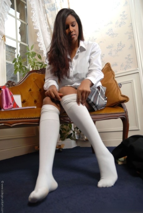 College Uniform featuring Serena Naked Pics