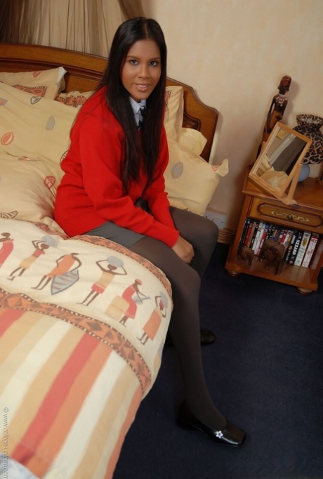 College Uniform performed by Serena Hot Porn Pics