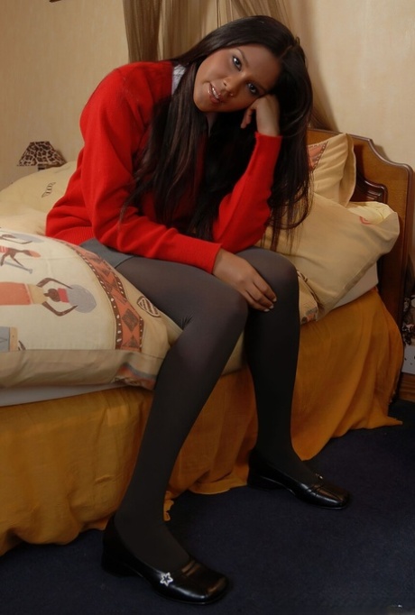 College Uniform performed by Serena Hot Porn Pics
