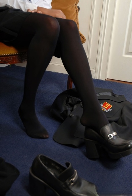 College Uniform performed by Serena Sex Images