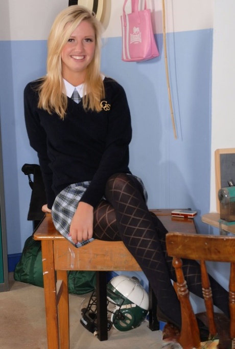 College Uniform performed by Milly Hedgland Naked Gallery