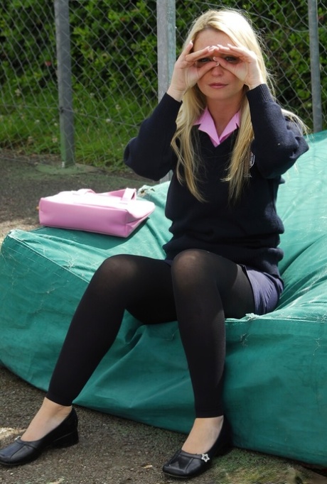 College Uniform performed by Tessa Porn XXX