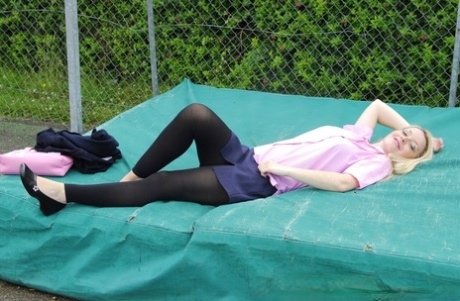 College Uniform performed by Tessa Porn XXX