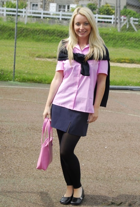 College Uniform performed by Tessa Porn XXX