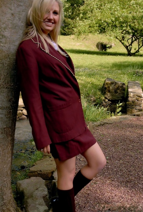 College Uniform featuring Milly Hedgland Naked Photos