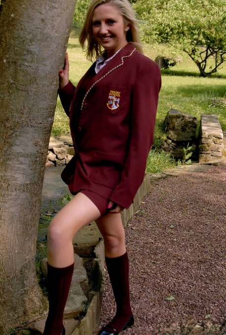 College Uniform featuring Milly Hedgland Naked Photos