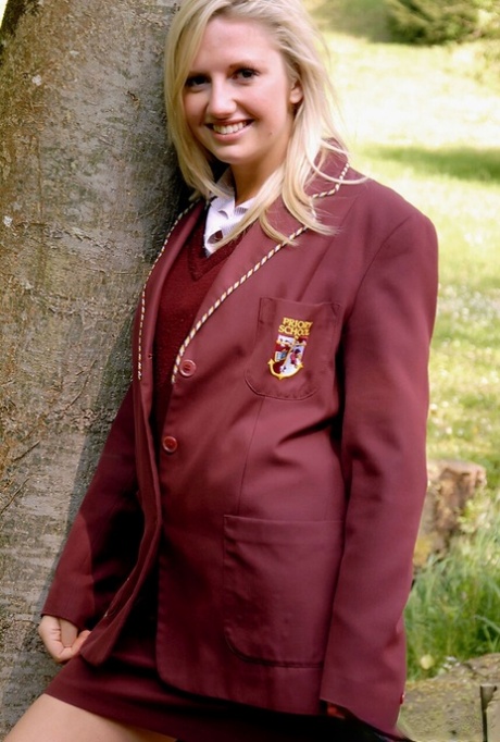 College Uniform featuring Milly Hedgland Naked Photos