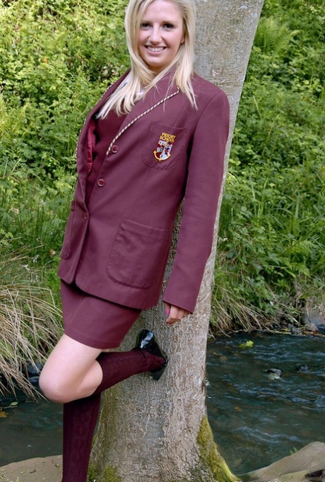 College Uniform featuring Milly Hedgland Naked Photos