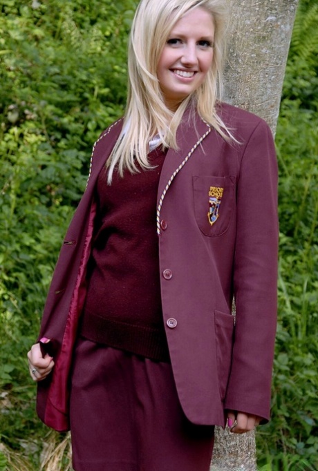 College Uniform featuring Milly Hedgland Naked Photos