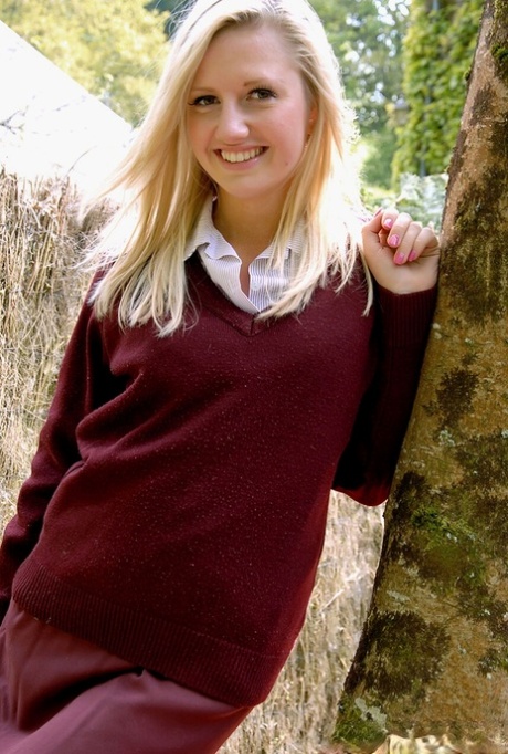 College Uniform featuring Milly Hedgland Naked Photos