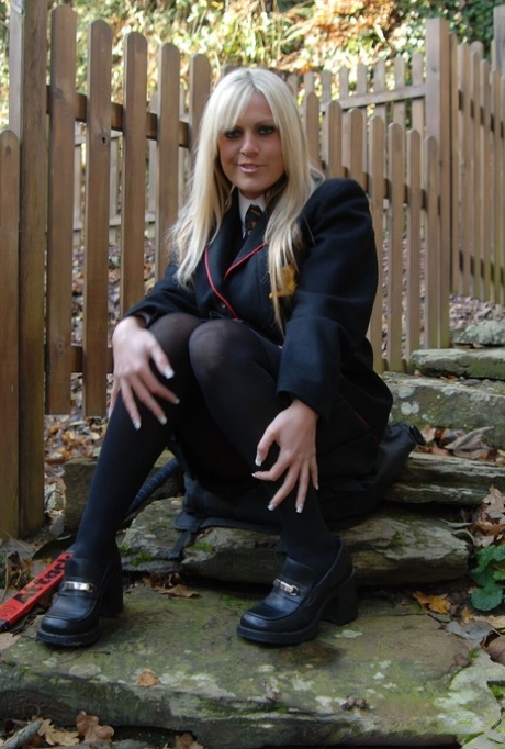 College Uniform featuring Laura Vaughan Nude Gallery