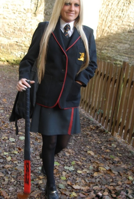 College Uniform featuring Laura Vaughan Nude Gallery