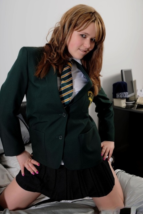College Uniform featuring Louise E Sex Photos