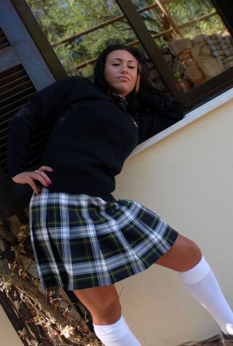 College Uniform featuring Flame XXX Photos