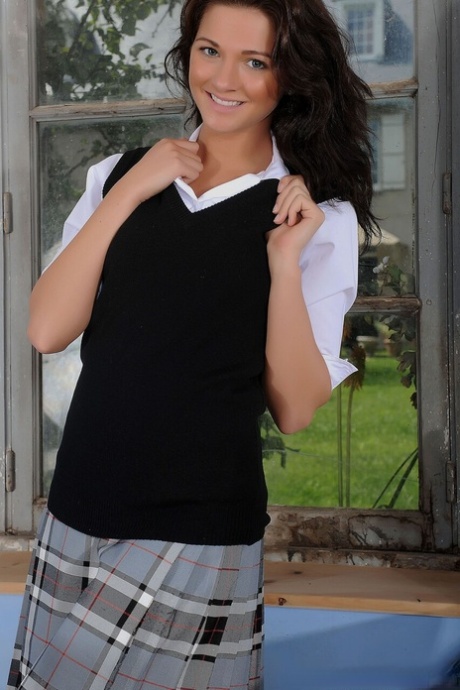 College Uniform featuring Nickie Ann Hot Pics