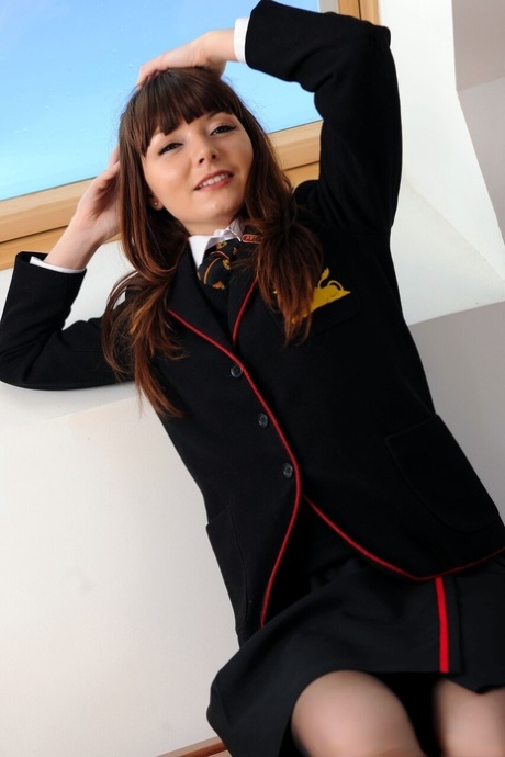 College Uniform featuring Helen G XXX Gallery