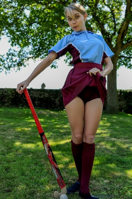 College Uniform featuring Chloe Toy Porn Pictures