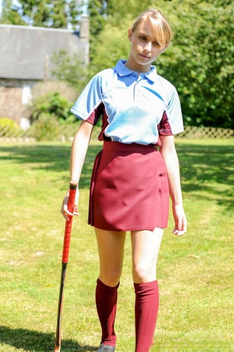 College Uniform featuring Chloe Toy Porn Pictures
