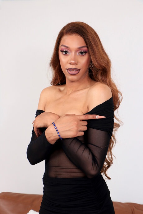 Black TGirls starring Brooklynn Nude Porn Pics