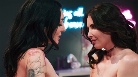 All Girl Massage starring Casey Calvert, Charlotte Sins Hot Porn Pics
